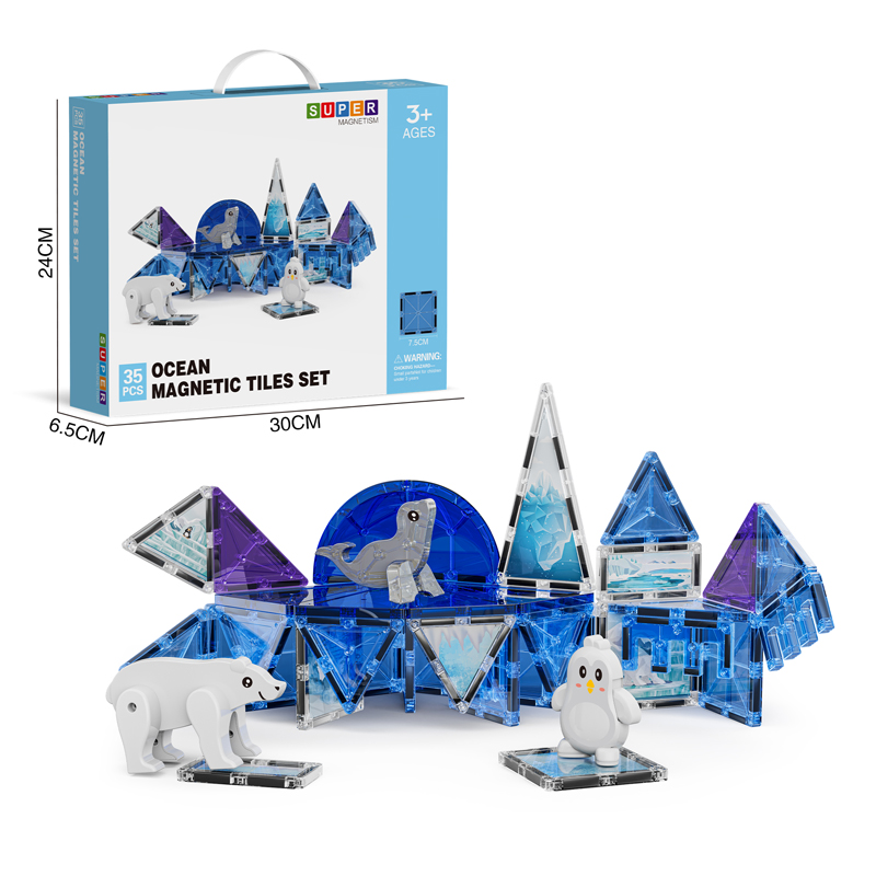 Animal Magnetic Tiles HY-074161