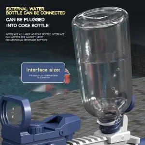 Flexible Disassembly M416 Electric Water Gun – Pink/Blue, Li – Battery, for Kids & Adults’ Summer Fun