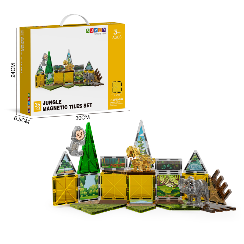 Animal Magnetic Tiles HY-074158