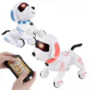 Electric Singing Dancing Story Telling Smart Programming RC Pet Dog Sit Down Creep Infrared Remote Control Robot Dog Toy for Kid