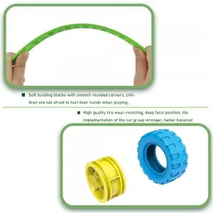 179pcs 10 Models In 1 STEM Building Blocks Kids DIY Plastic Screw Nut Connecting Toys To Assemble