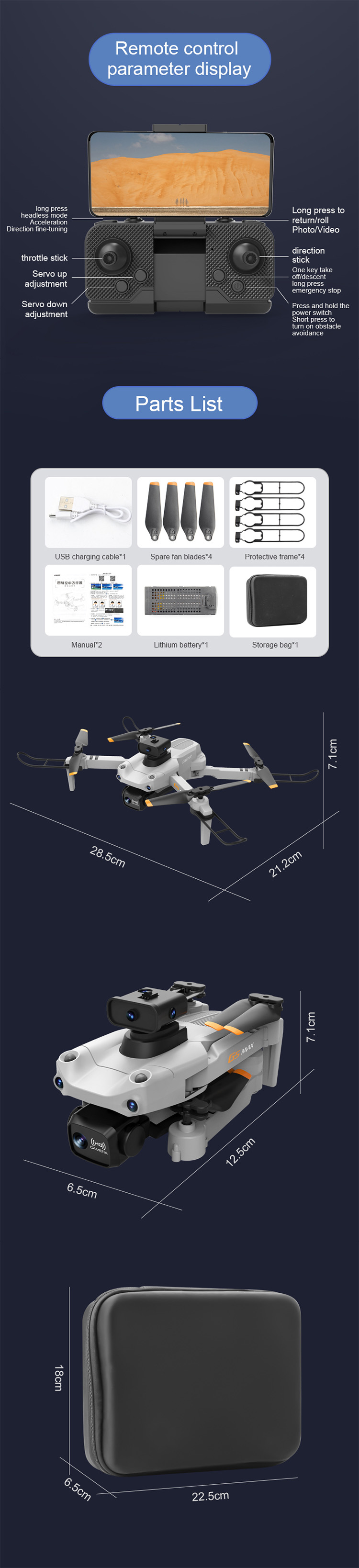 G5 PRO Drone 详情5