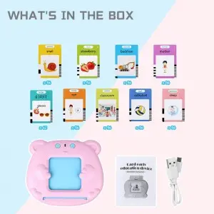 Montessori 510 Sight Words Cognitive Cards Autism Sensory Speech Therapy Toys Kids English Learning Machine Talking Flash Cards