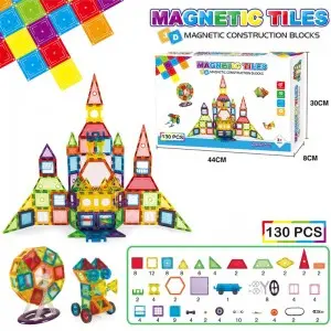 Wholesale 3D Magnetic Tiles Toys Building Block Set Fine Motor Skills Training