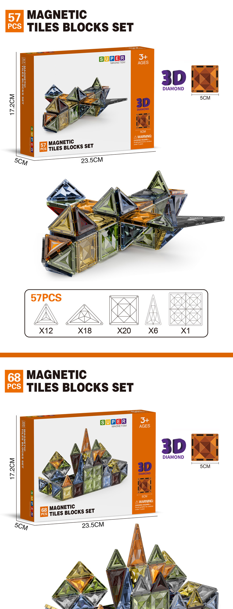 Magnetic Tiles (5)