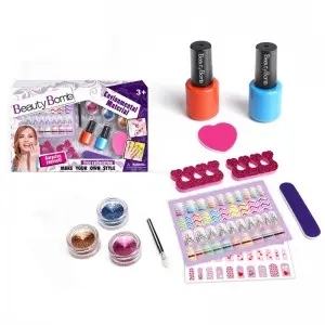 Children Nail Art Salon Set Nail Polish Kit Non-Toxic Kids Manicure Set