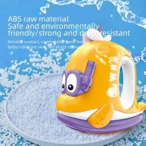 Kids Cartoon Shark Water Blaster Outdoor Party Activities Interactive Water Fight Game Plastic Spray Water Toy Gun with Backpack