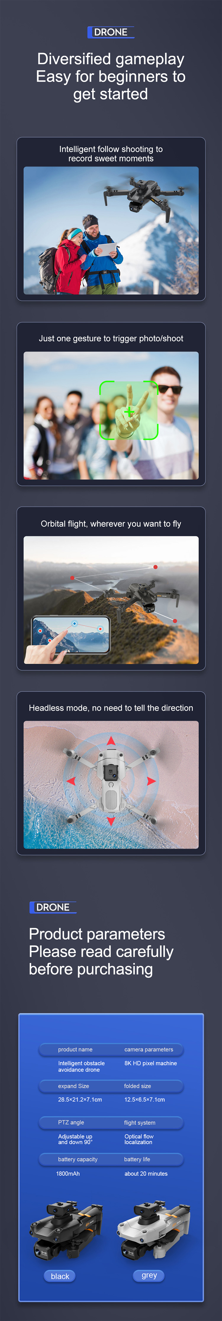 G5 PRO Drone 详情4