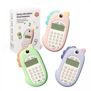 Kids Education Mathematical Calculation Training Toy Mental Arithmetic Game Cartoon Unicorn Silicone Case Math Learning Machine