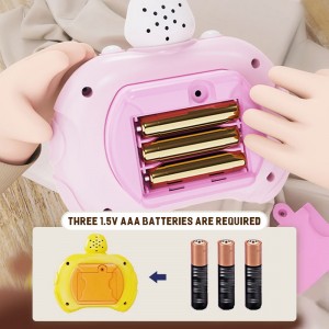 Anti Stress Sensory Bubble Pop Fidget Toys Electric Decompression 4 Modes Handled Flashing Game Console Toys for Kids And Adults