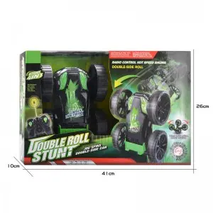 Children 360 Degree Spin Double-Sided Roll Rc Remote Control Car Four Channel Radio Control Stunt Vehicle Toy for Indoor Outdoor
