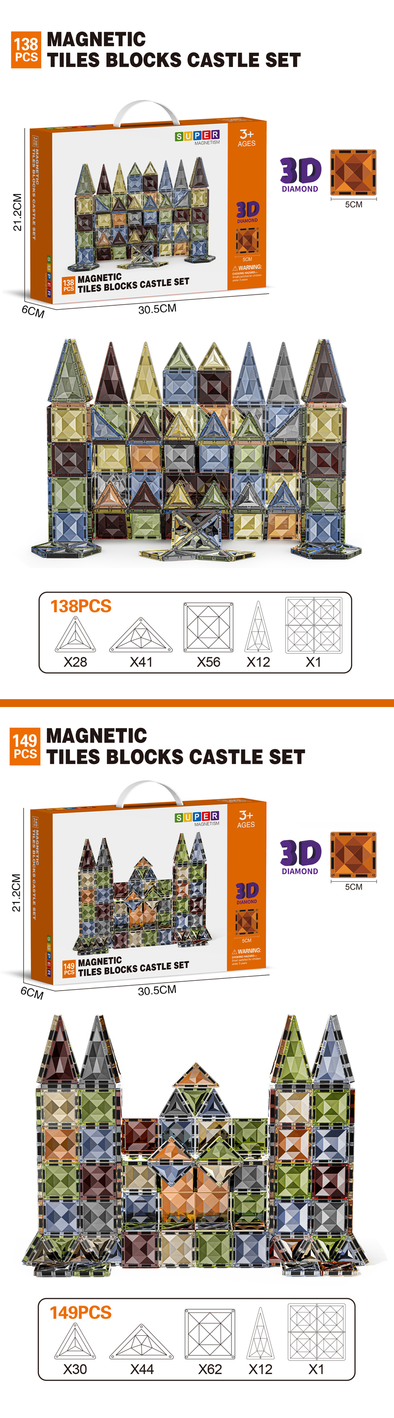 Magnetic Tiles (9)