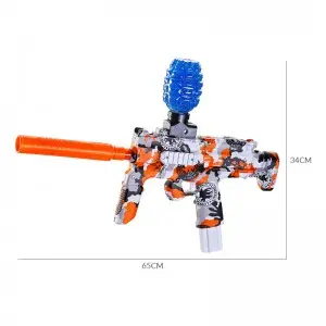 Electric MP7 Soft Bullet Gun Toy Outdoor Activities Game Battery Operated Gel Ball Ejecting Pistol Water Beads Blaster Gun Toy