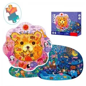 Cute Cartoon Dolphin/ Dinosaur/ Lion/ Unicorn Floor Jigsaw Puzzle Toys for Kids