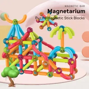 Magnetic Sticks and Balls Building Blocks Toys Children Developmental Play Construction Set