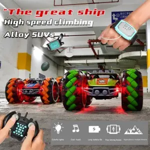 1: 10 Rc High Speed Off Road Climbing Car Toy with Double Remote Control Modes
