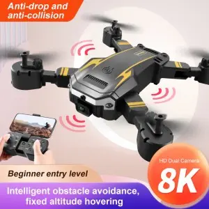S6 360 Degrees Rolling Stunt Rolling Radio Control Quadcopter Toys Obstacle Avoidance Foldable R/C Drone with 8K Camera