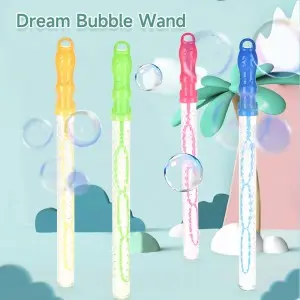 Wholesale Summer Outdoor Plastic Soap Water Bubble Stick Party Wedding Giant Bubble Blower Wand Toy for Kids