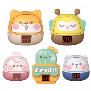 Children Electric Cartoon Height Touch Device Voice Announcements Counting Jump Training Indoor Outdoor Sports Toys with Light