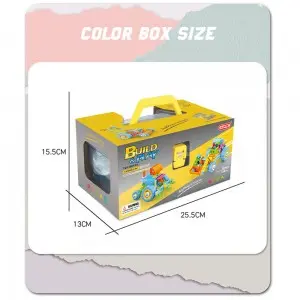 118pcs 6 Models In 1 STEM Toy Car Truck DIY Screw Construction Juguetes Block Building Toy Educational For Boys Girls