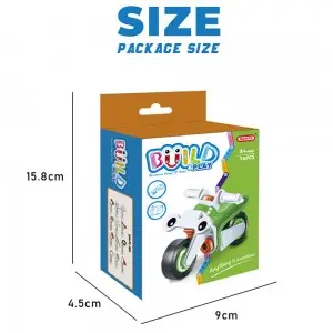 Intelligent DIY Screw Assemble Toys STEM Plastic Developing Flexible Model Building Blocks For Kids