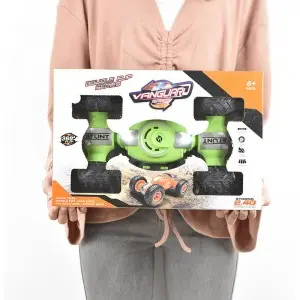 4WD RC Twisting off Road Car Double-Sided Driving Vehicle Toys 360 Degree Rotation One Key Deformation Remote Control Stunt Car