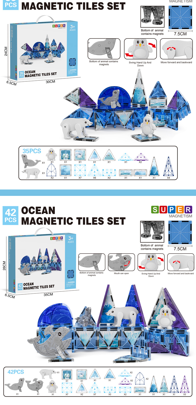 Animal Magnetic Tiles (2)