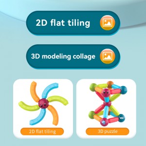 Magnetic Sticks and Balls Building Blocks Toys Children Developmental Play Construction Set